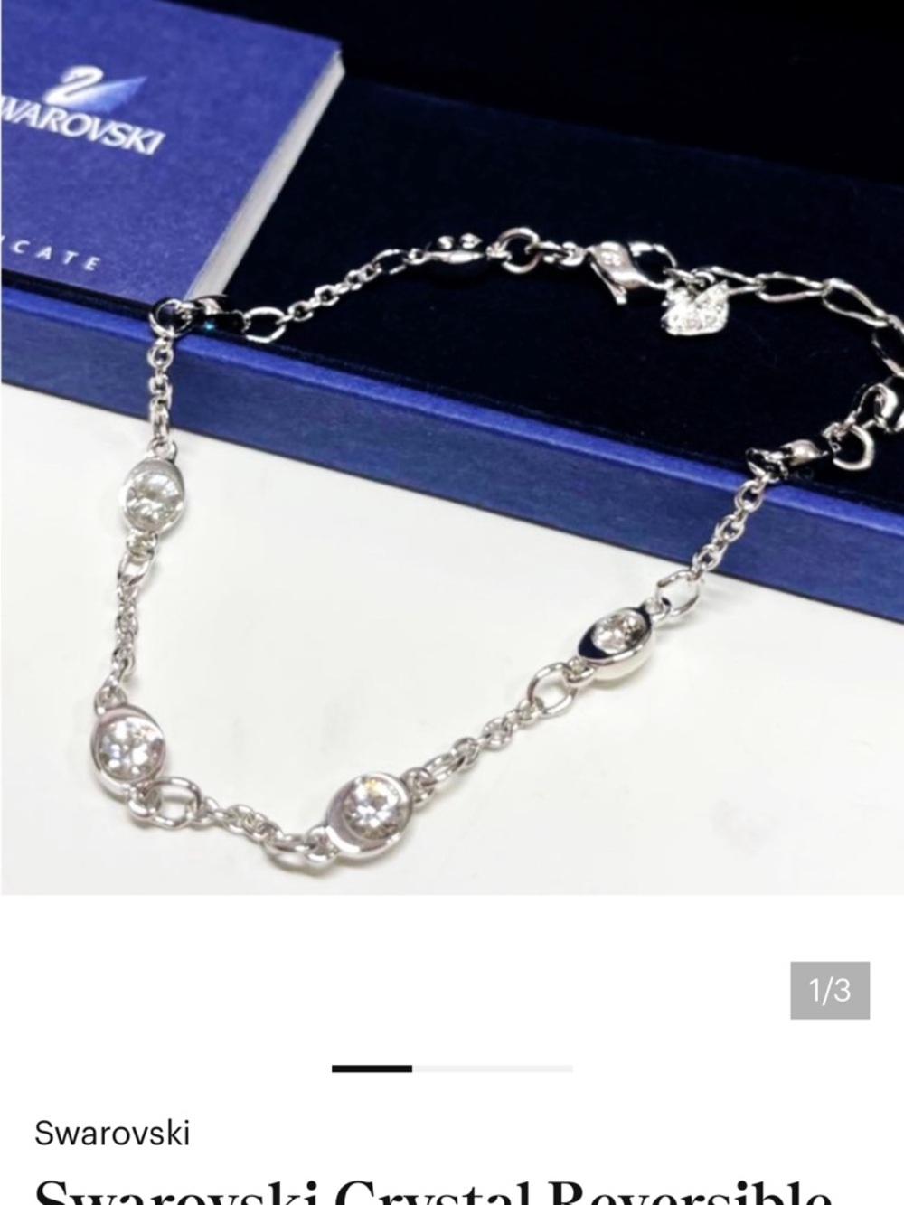 Swarovski Reversable Crystal Bracelet